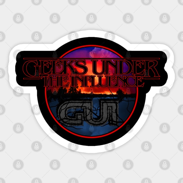 Stranger GUI Sticker by Geeks Under the Influence 